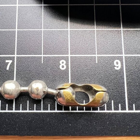 Bold Industrial Steel Ball Chain Necklace Bracelet Set 18.5" 8.5" 85.49g Unisex - Picture 8 of 10